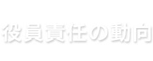 役員責任の動向