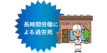 長時間労働による過労死